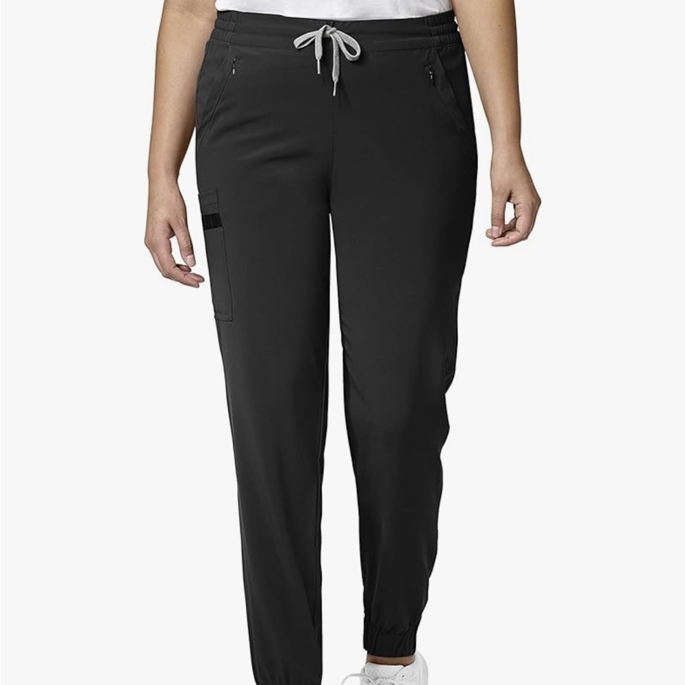 WonderWink Black Jogger Pants